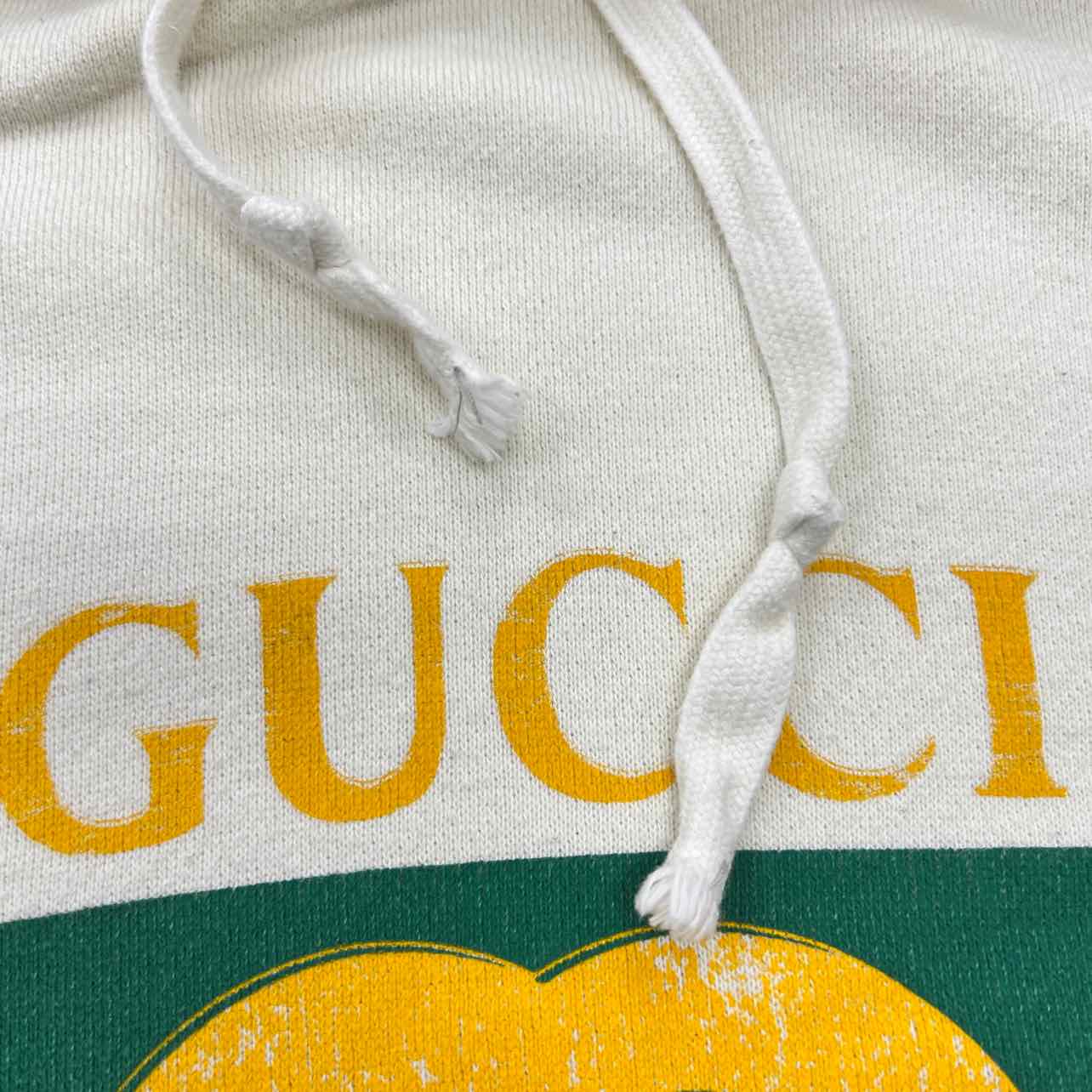 Gucci Hoodie &quot;INTERLOCKING G&quot; Beige Used Size 3XL