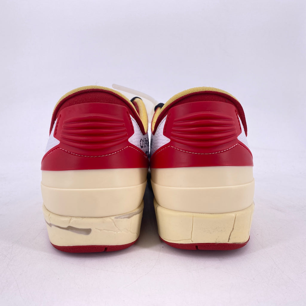 Air Jordan 2 Retro Low "Ow White Red" 2021 Used Size 9.5