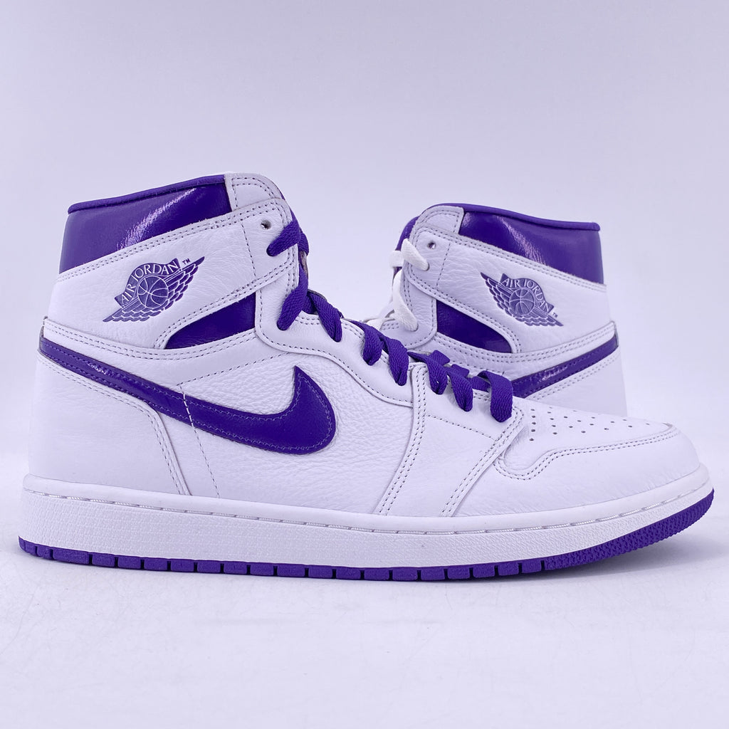 Air Jordan (W) 1 Retro High OG "Court Purple" 2021 New Size 10.5W