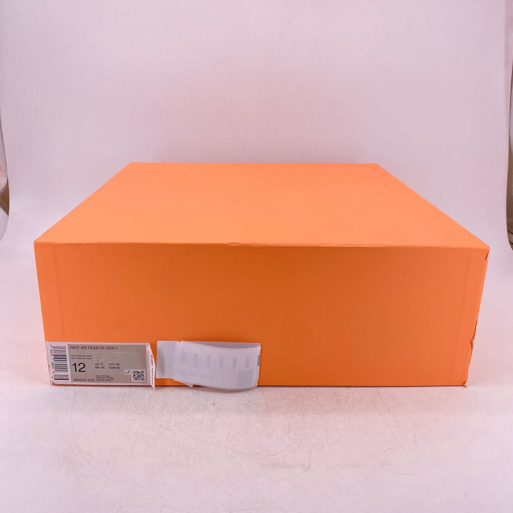 Nike Air Fear of God 1 "Triple Black" 2020 Used Size 12