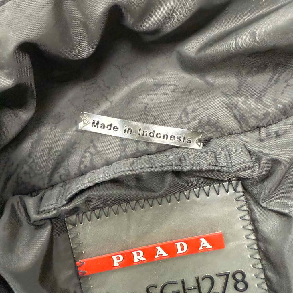 Prada Jacket "NYLON" Black Used Size 52