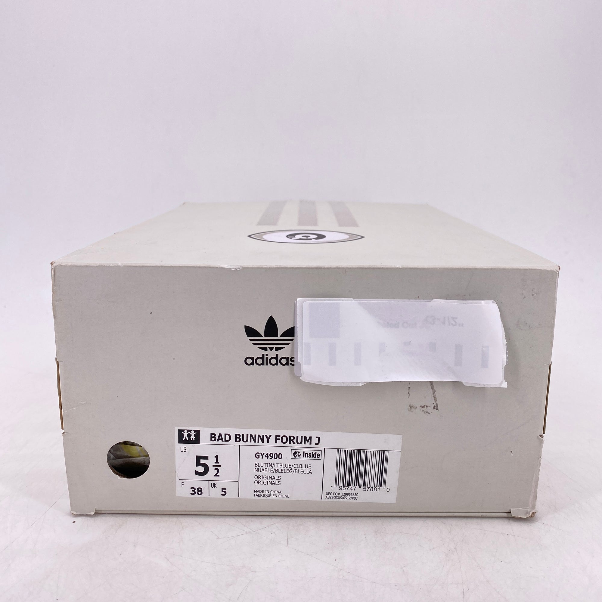 Adidas Bad Bunny Forum (J) &quot;Blue Tint&quot; 2022 Used Size 5.5