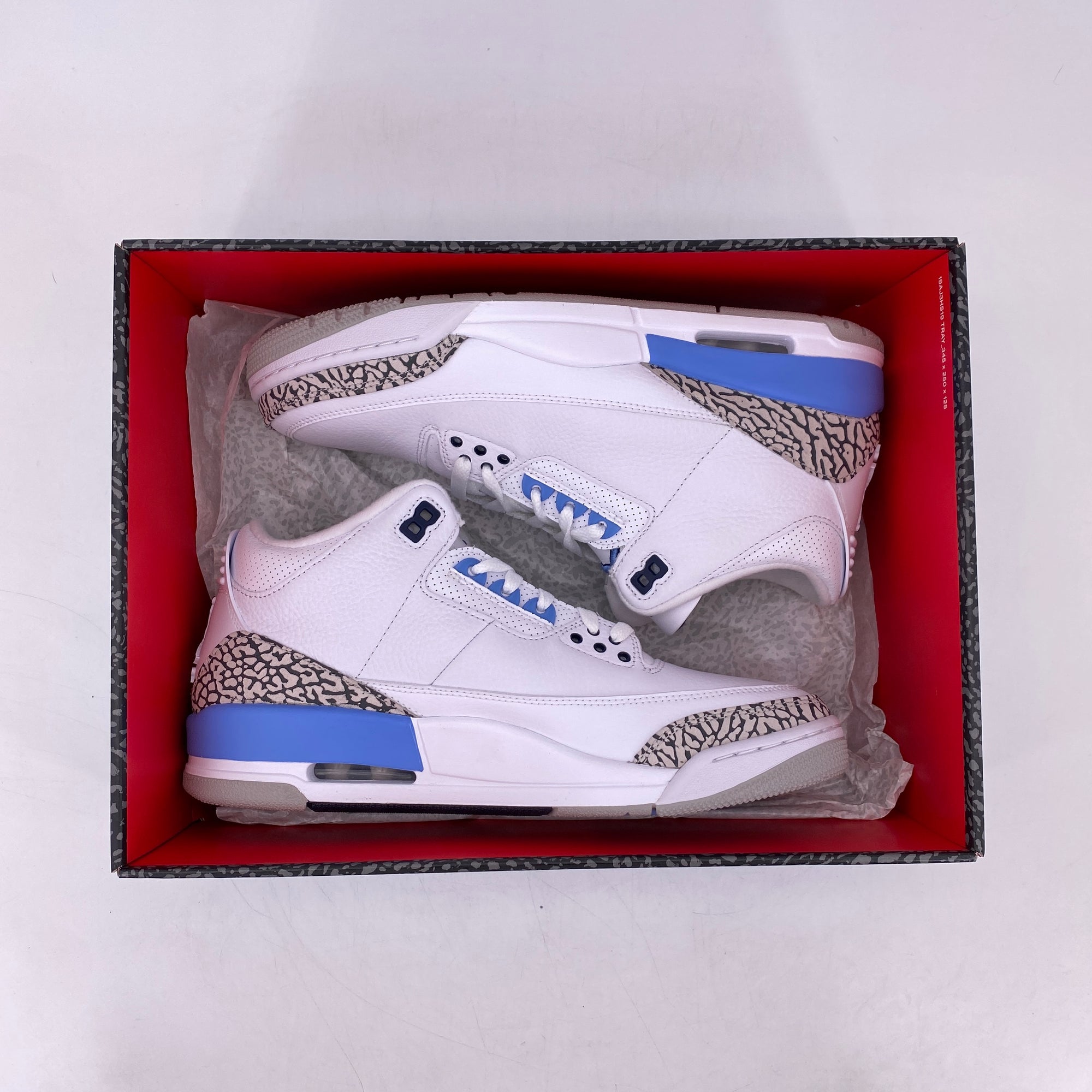 Air Jordan 3 Retro &quot;Unc&quot; 2020 New Size 10.5