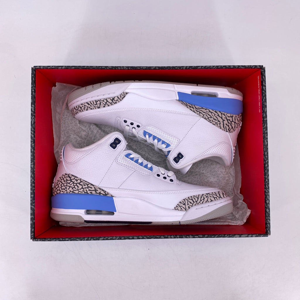 Air Jordan 3 Retro "Unc" 2020 New Size 10.5