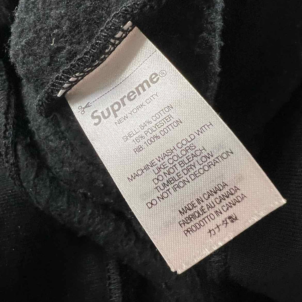 Supreme Crewneck Sweater "MINI BOX LOGO" Black Used Size XL