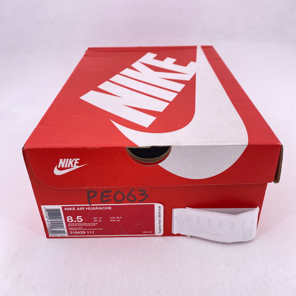 Nike Air Huarache "White Platinum" 2014 New Size 8.5