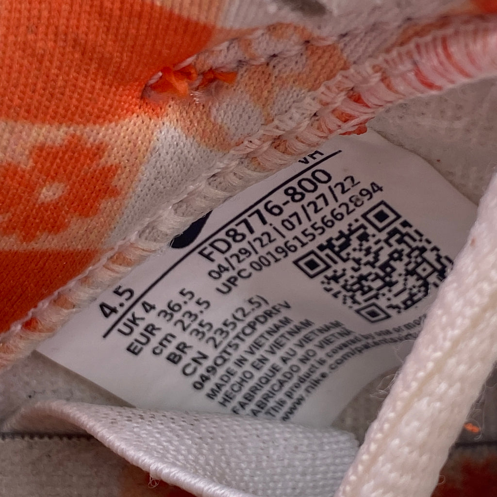 Nike SB Dunk Low "Orange Lobster" 2022 Used Size 4.5