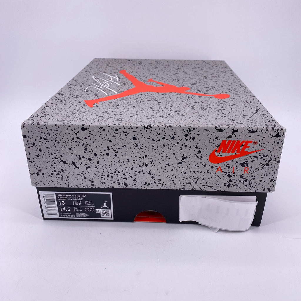 Air Jordan 4 Retro "Bred Reimagined" 2024 New Size 13