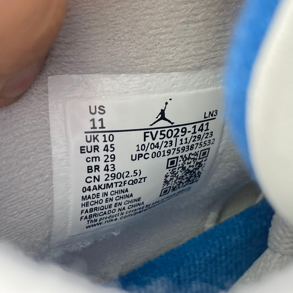 Air Jordan 4 Retro "Military Blue" 2024 New Size 11