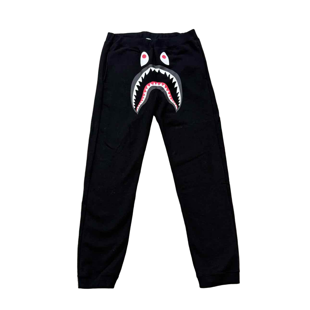 Bape Sweatpants "SHARK" Black Used Size XL Bape