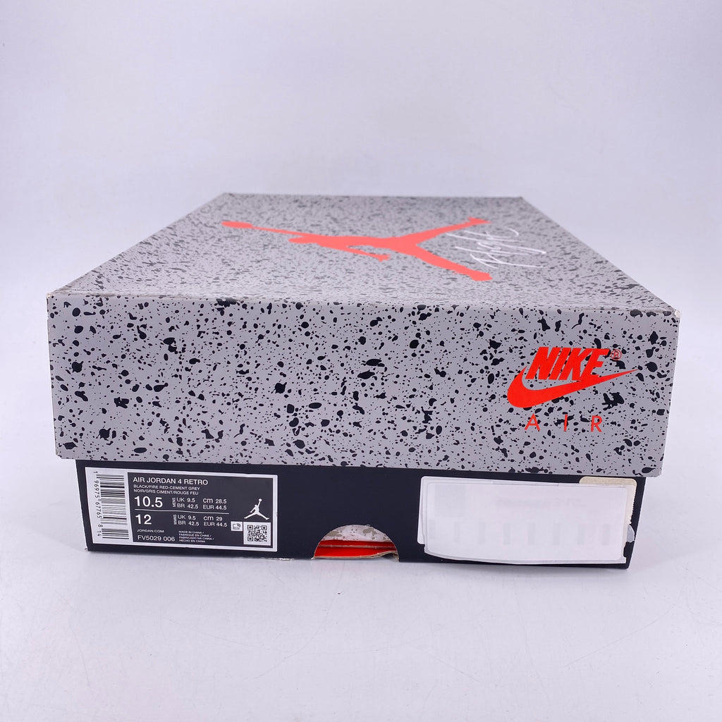 Air Jordan 4 Retro "Bred Reimagined" 2024 New Size 10.5