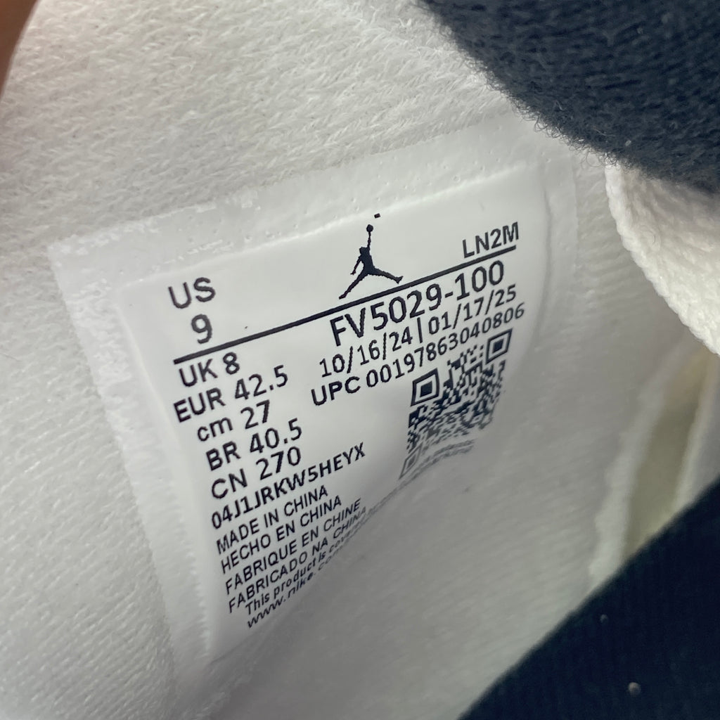 Air Jordan 4 Retro "White Cement" 2025 New Size 9