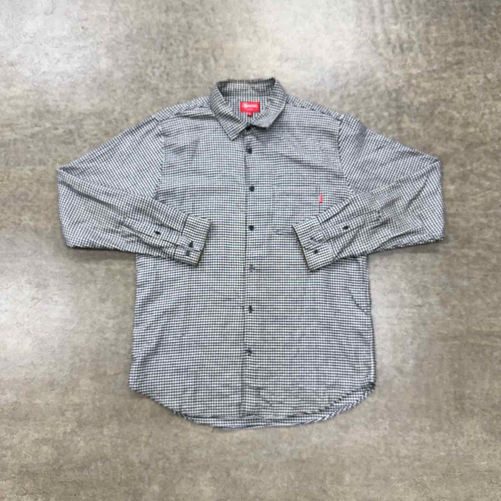 Supreme Button Up "HOUNDSOOTH" Grey Used Size XL