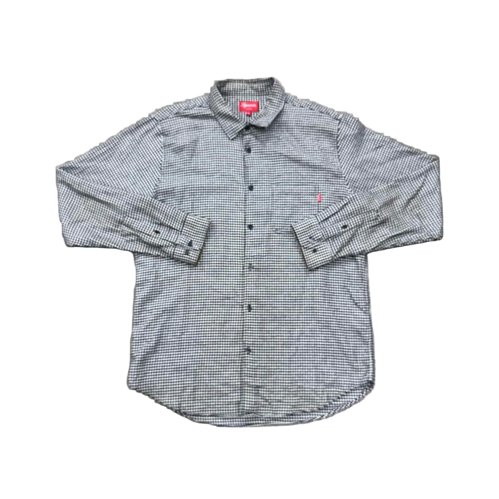 Supreme Button Up "HOUNDSOOTH" Grey Used Size XL