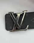 Louis Vuitton Belt "SILVER BUCKLE" Used Black Size 36