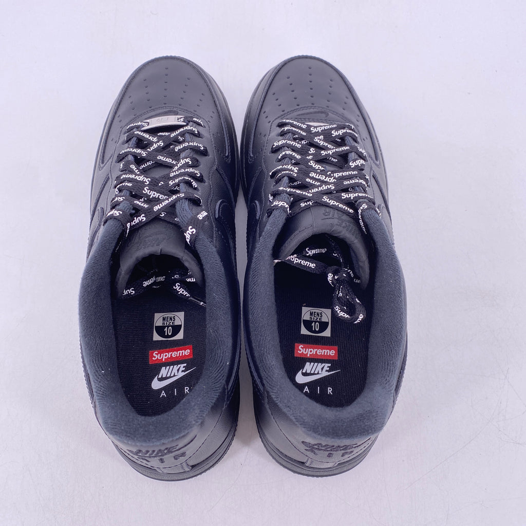Nike Air Force 1 Low "Supreme Black"  New Size 10