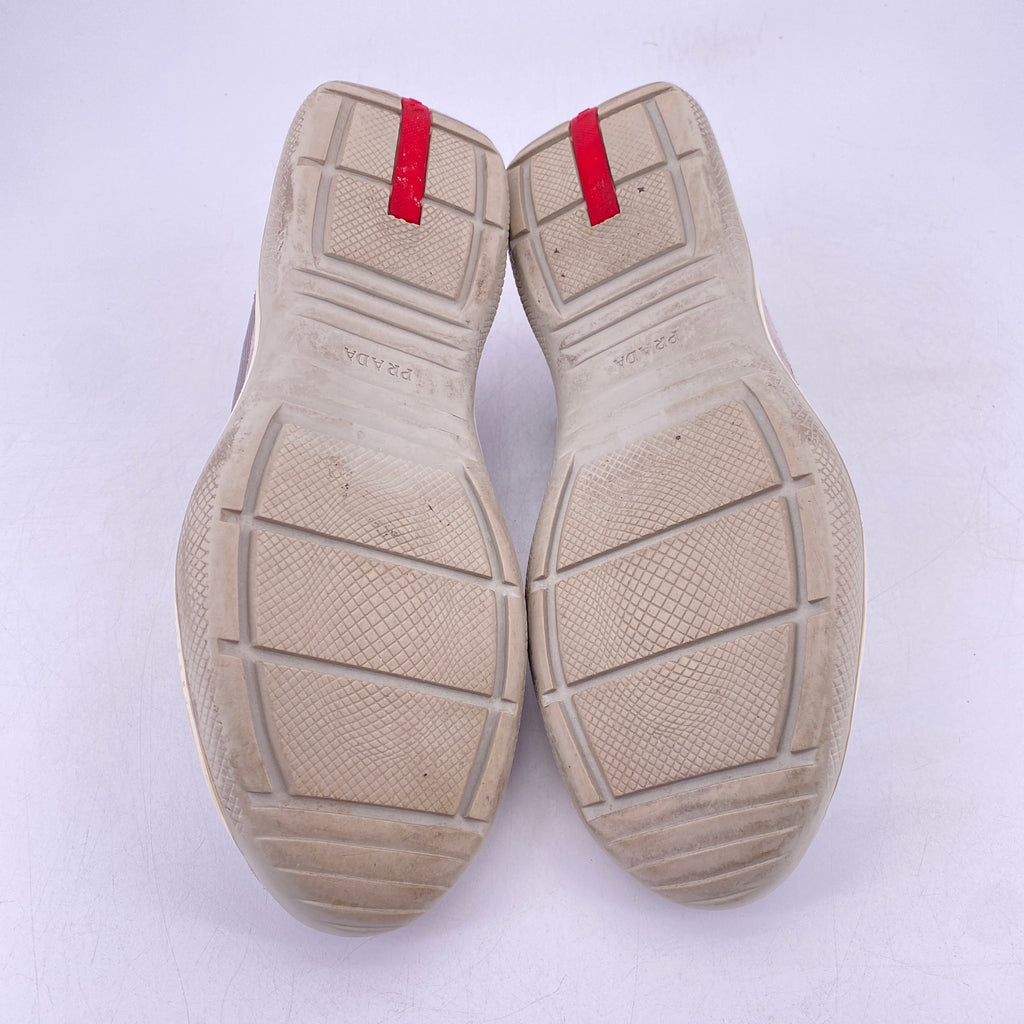 Prada America's Cup "Grey Suede"  Used Size 7.5 PRADA