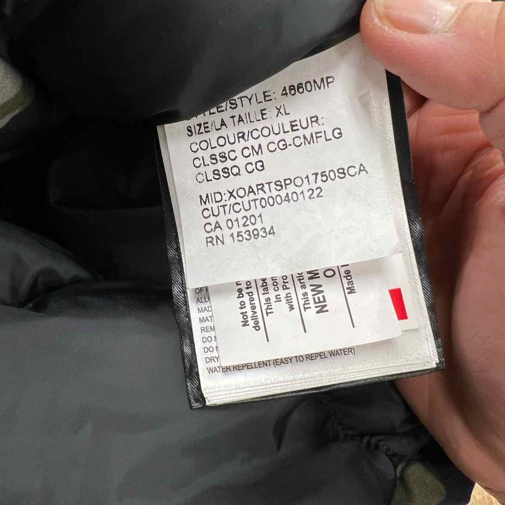 Canada Goose Jacket "EXPEDITION" Camo Used Size XL