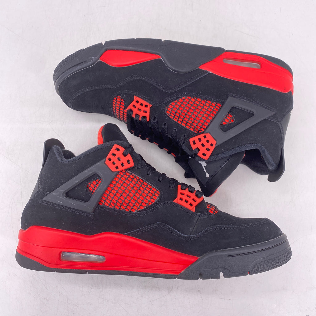 Air Jordan 4 Retro "Red Thunder" 2022 Used Size 9.5