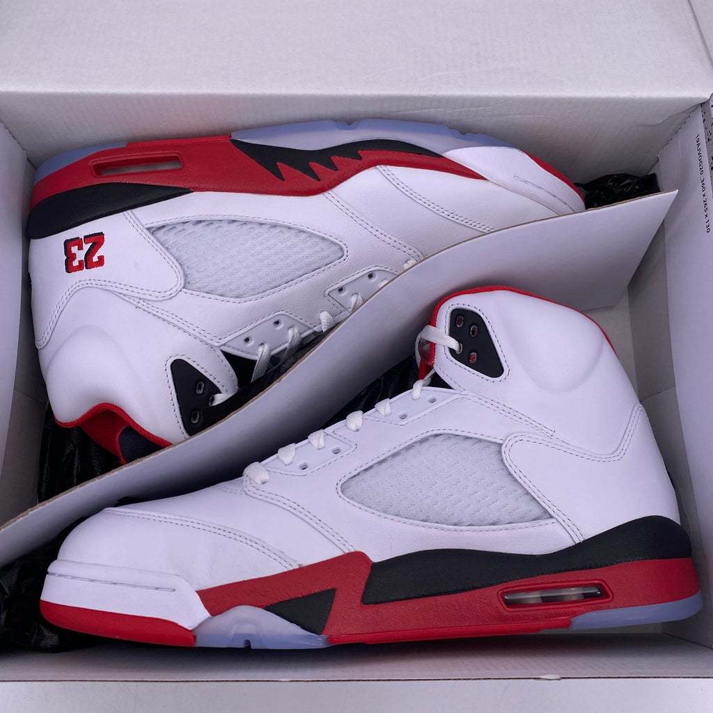 Air Jordan 5 Retro "Fire Red Black Tongue" 2025 New Size 12