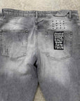 KSUBI Jeans "RIPPED" Grey Used Size 36