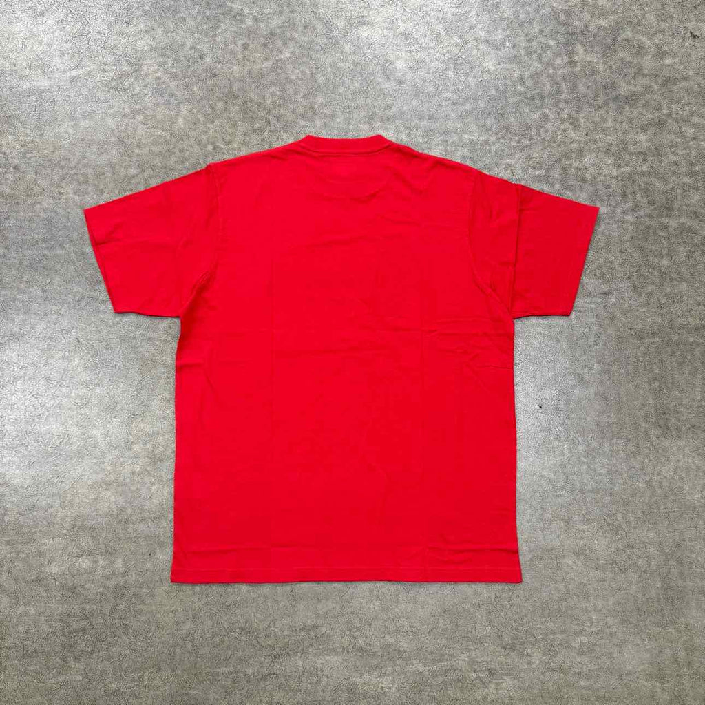 Supreme T-Shirt "INTARSIA SCRIPT" Red New Size XL