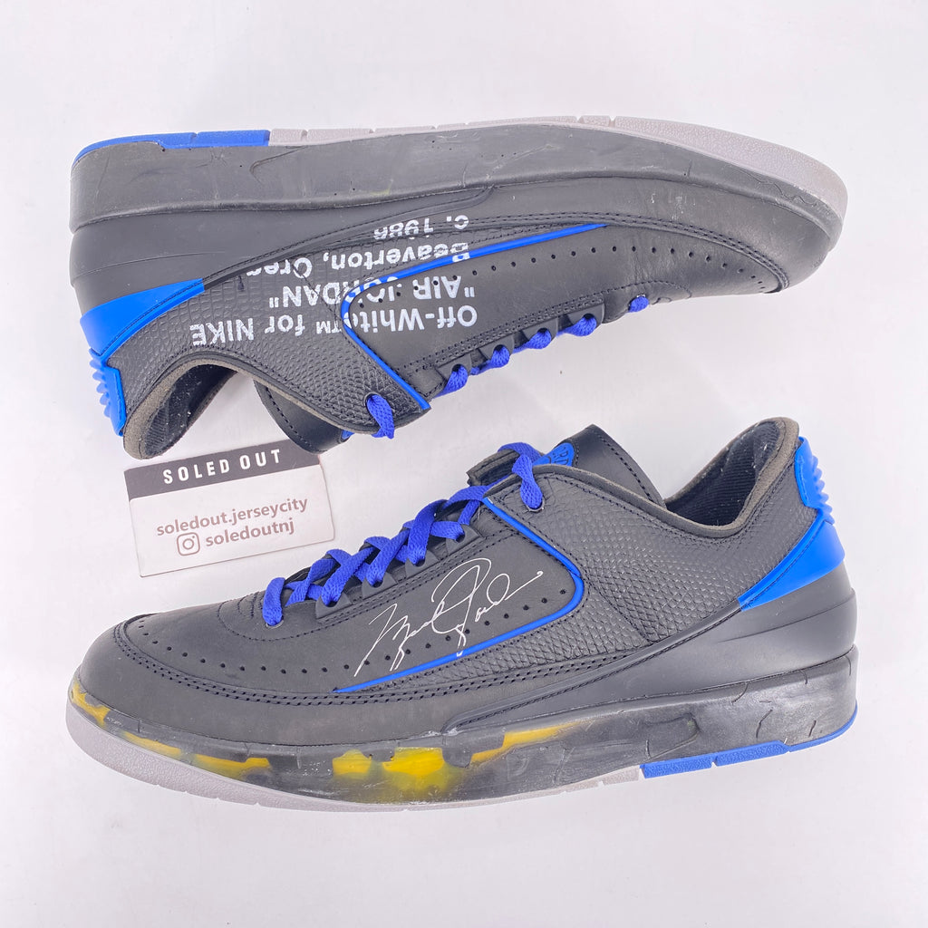 Air Jordan 2 Retro Low "Ow Black Blue" 2021 Used Size 12