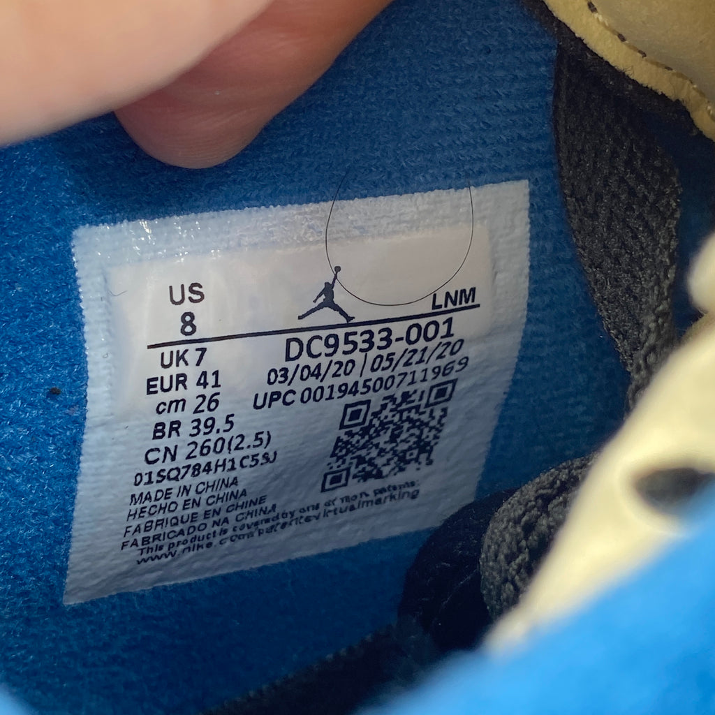 Air Jordan 4 Retro "Union Off Noir" 2020 Used Size 8