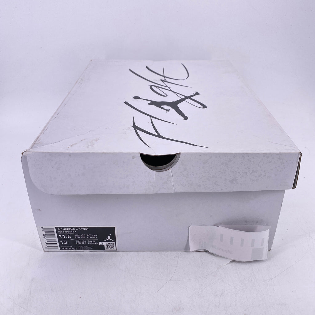 Air Jordan 4 Retro "White Thunder" 2024 Used Size 11.5