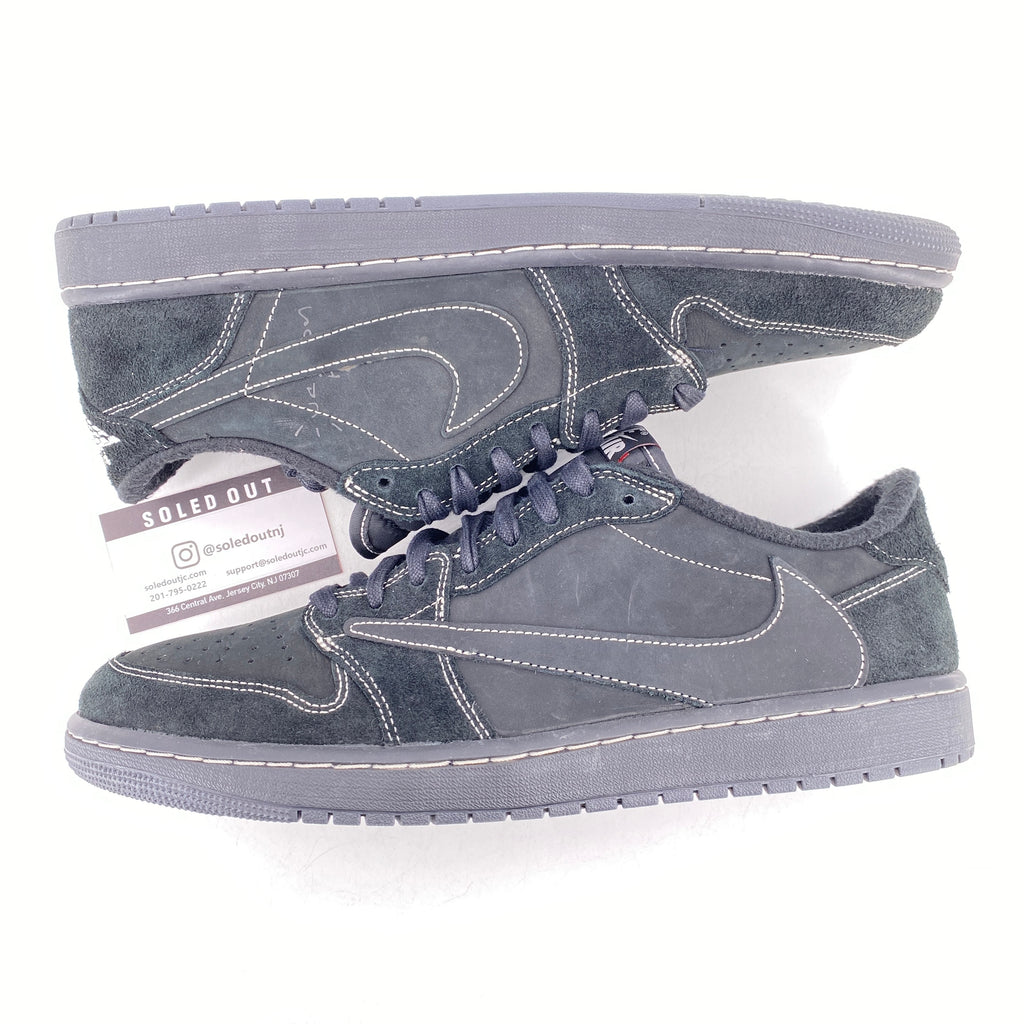 Air Jordan 1 Retro Low "Travis Black Phantom" 2022 Used Size 13