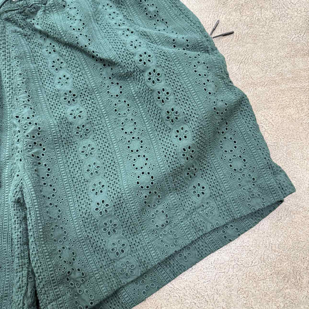 Kith Shorts "EYELET BELMONT STADIUM" Green Used Size M