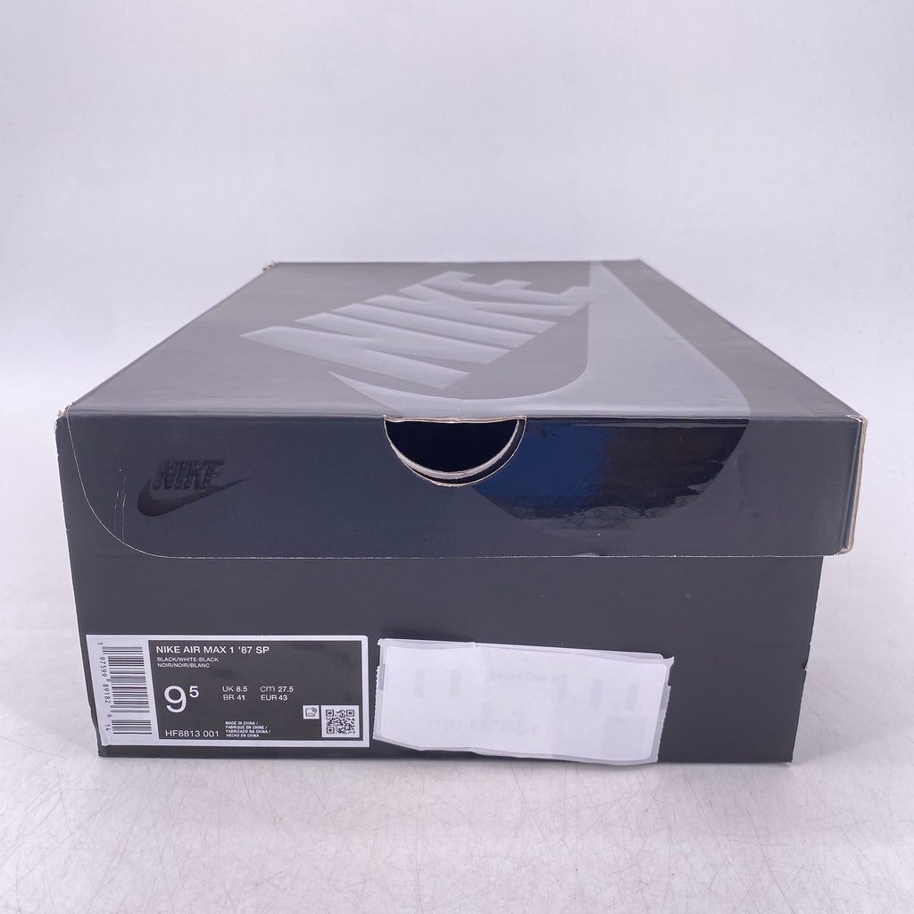 Nike Air Max 1 '87 SP "Supreme Black White" 2025 New Size 9.5