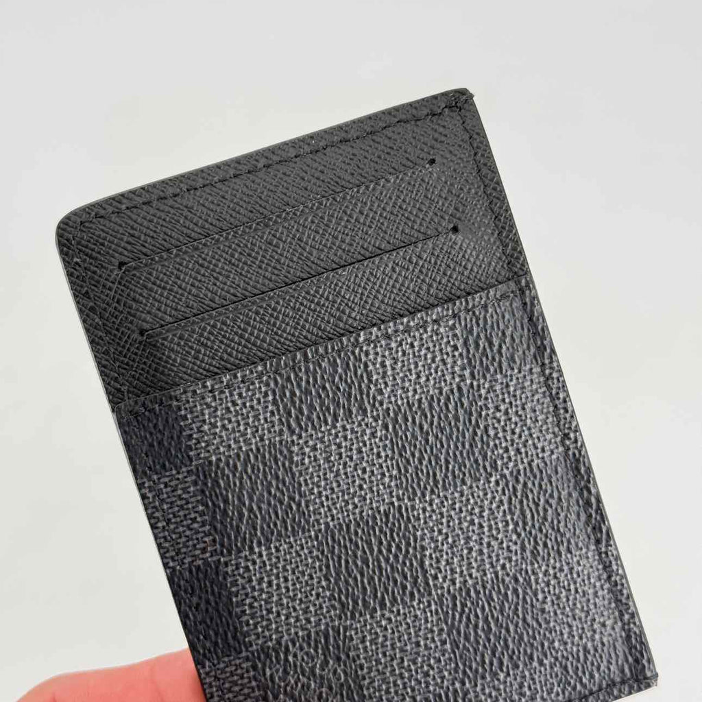 Louis Vuitton Card Holder "NEO" Used Damier Graphite Size OS