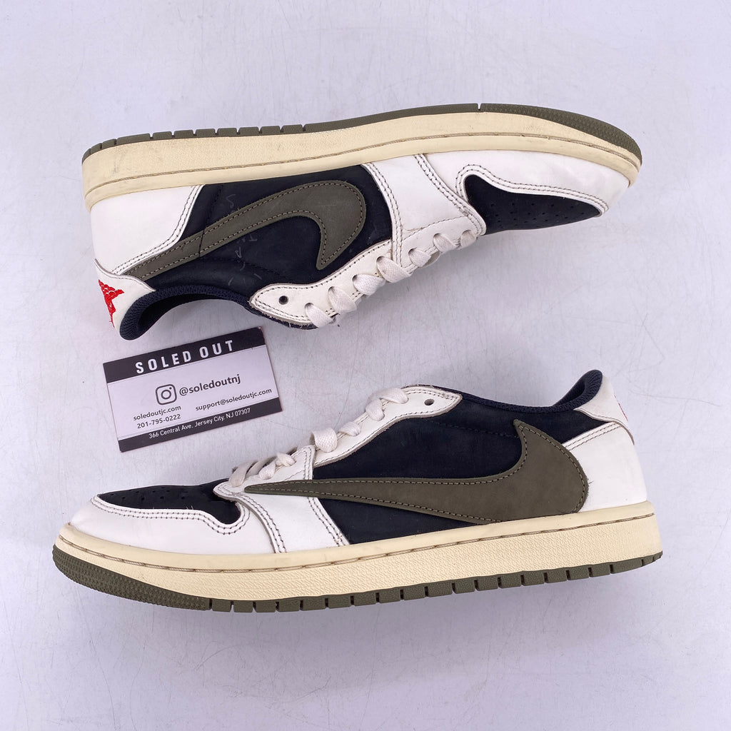 Air Jordan 1 Retro Low "Travis Scott Olive" 2023 Used Size 9.5W