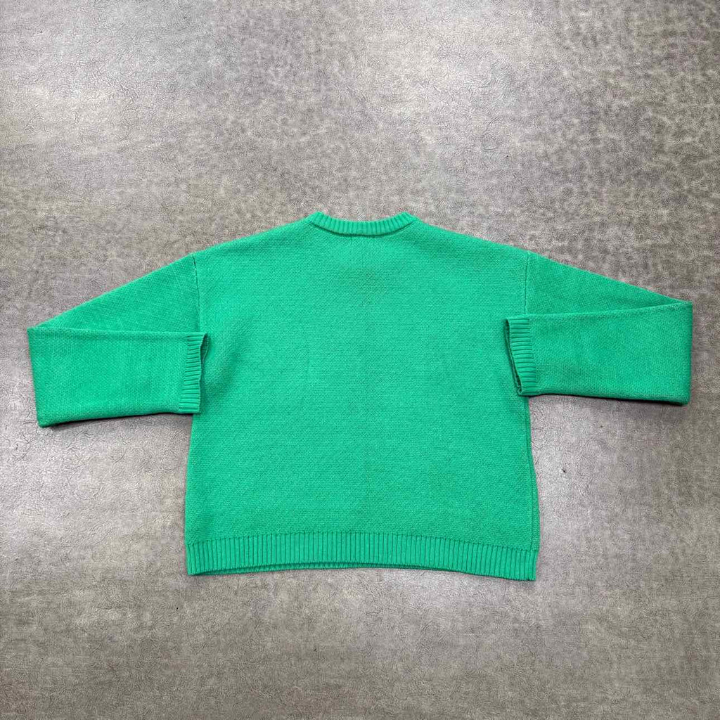 Vale Knit Crewneck "ROADRUNNER" Green Used Size L