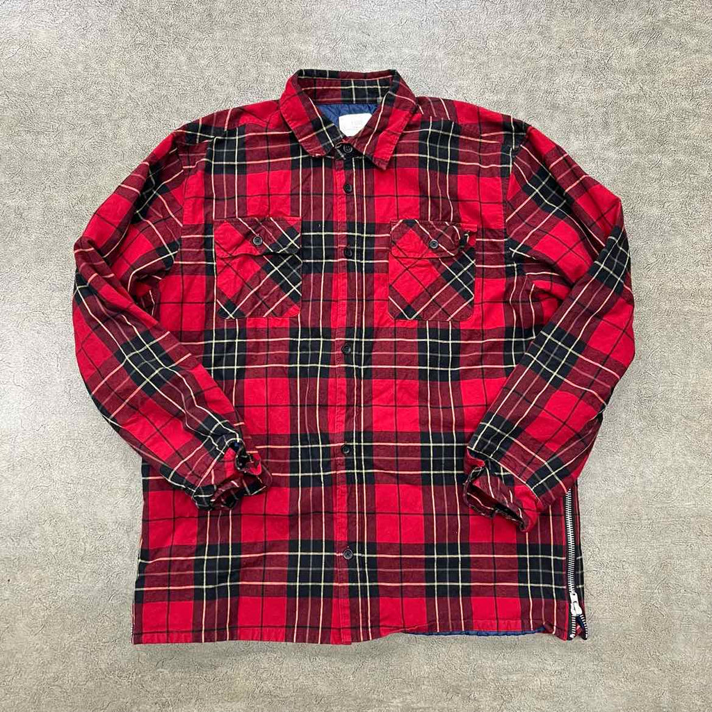 Fear of God Jacket "PLAID" Red Used Size L