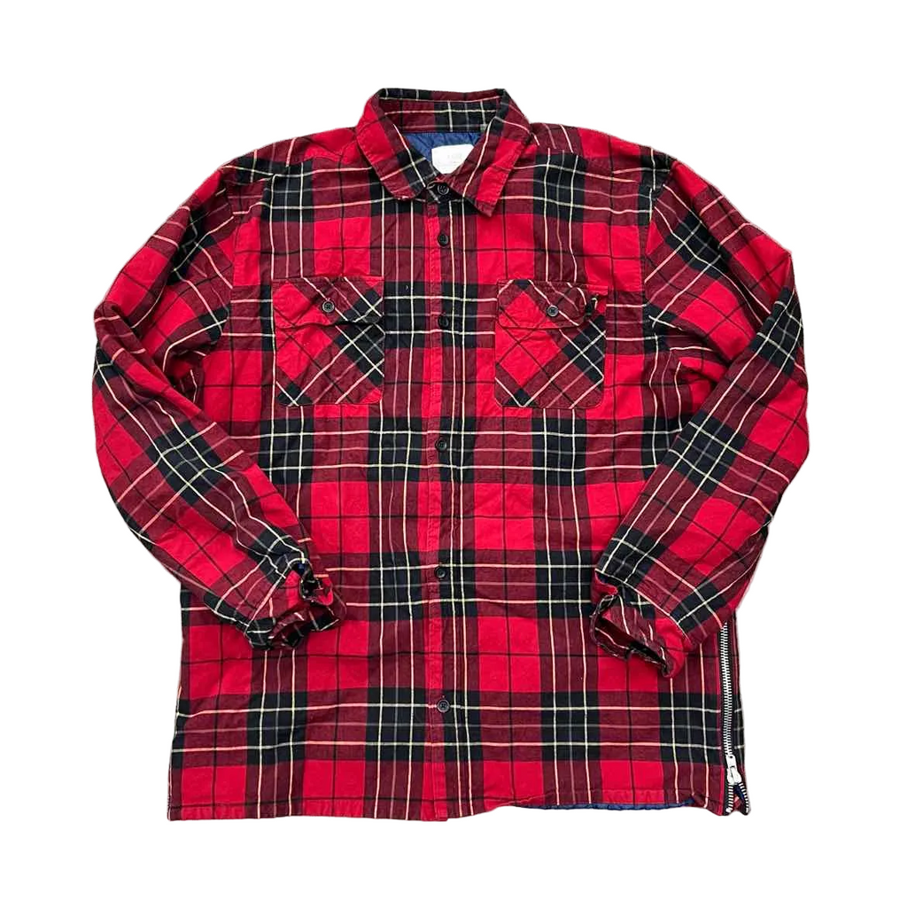 Fear of God Jacket "PLAID" Red Used Size L