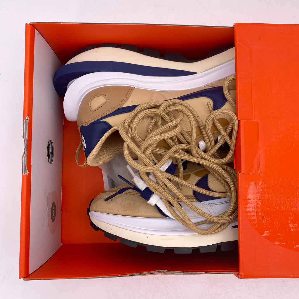 Nike Vaporwaffle / Sacai "Sesame Blue Void" 2021 New Size 9