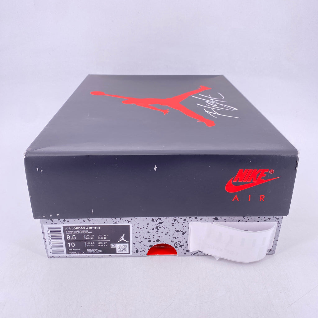 Air Jordan 4 Retro "White Cement" 2025 Used Size 8.5