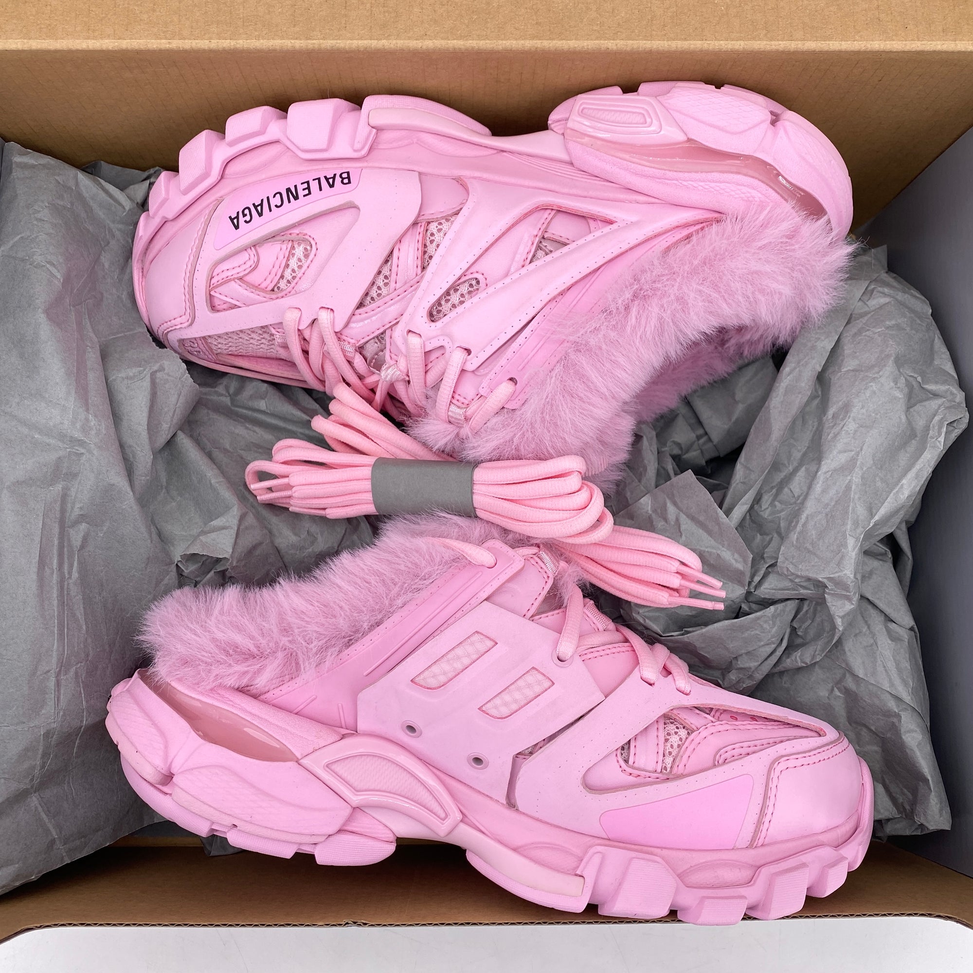 Balenciaga (W) Track Mule &quot;Pink&quot;  New Size 35W