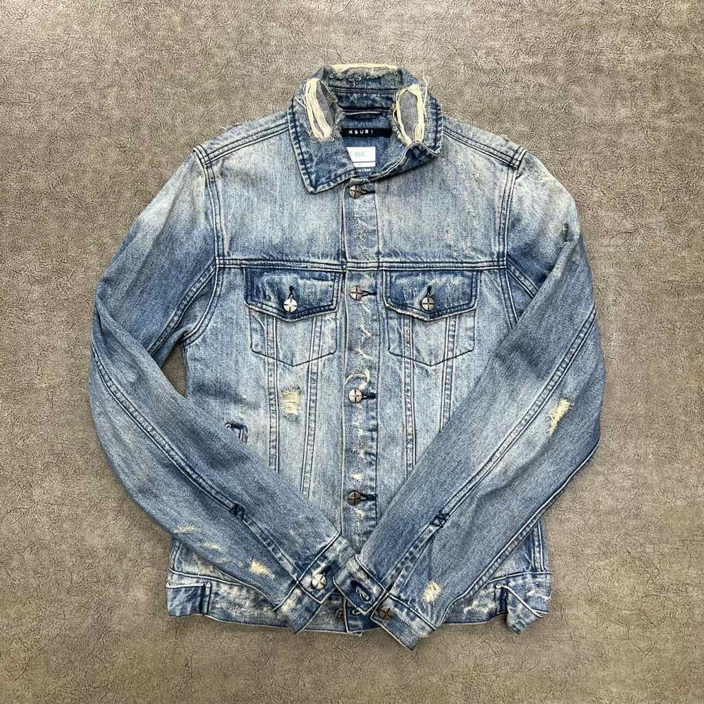 KSUBI Denim Jacket "CLASSIC" Blue Used Size S