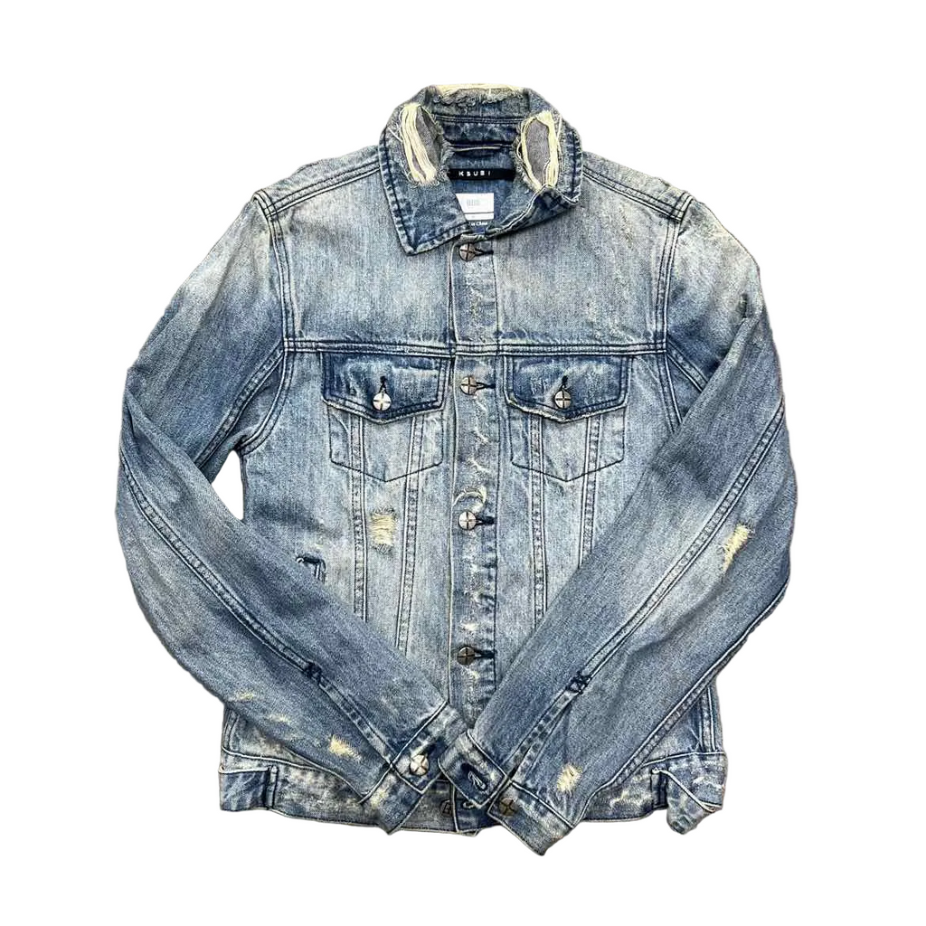 KSUBI Denim Jacket "CLASSIC" Blue Used Size S