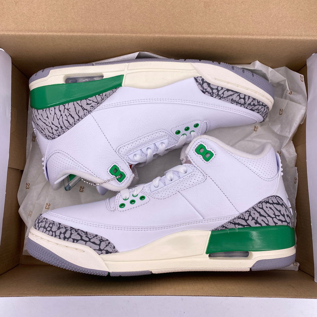Air Jordan (W) 3 Retro "Lucky Green" 2023 New Size 9W