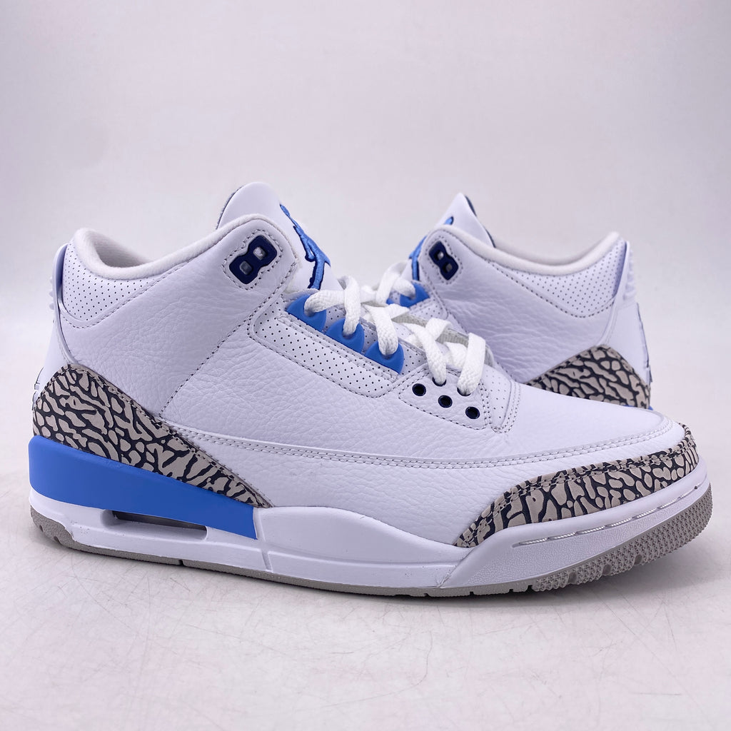 Air Jordan 3 Retro "Unc" 2020 New Size 9.5