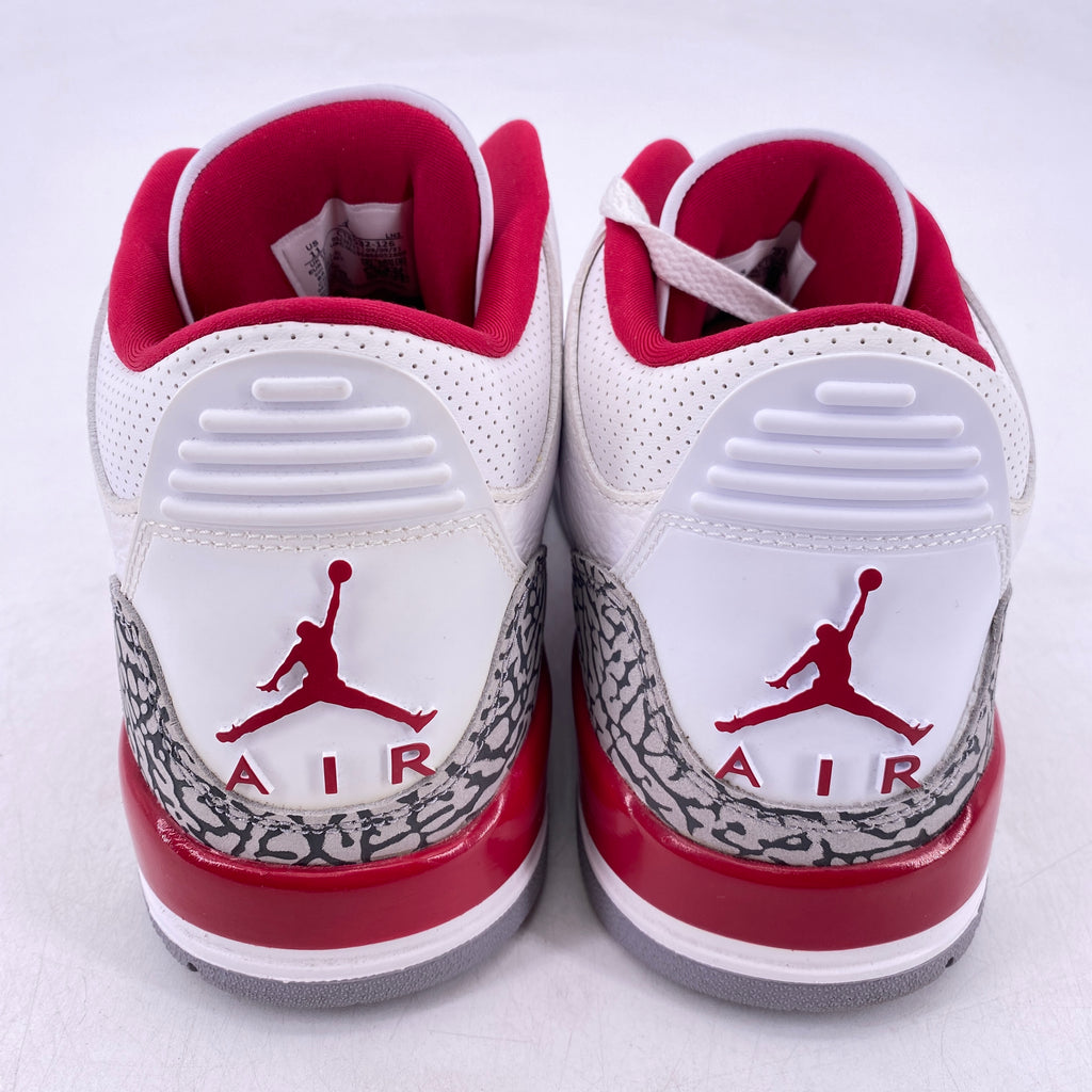 Air Jordan 3 Retro "Cardinal" 2022 Used Size 11
