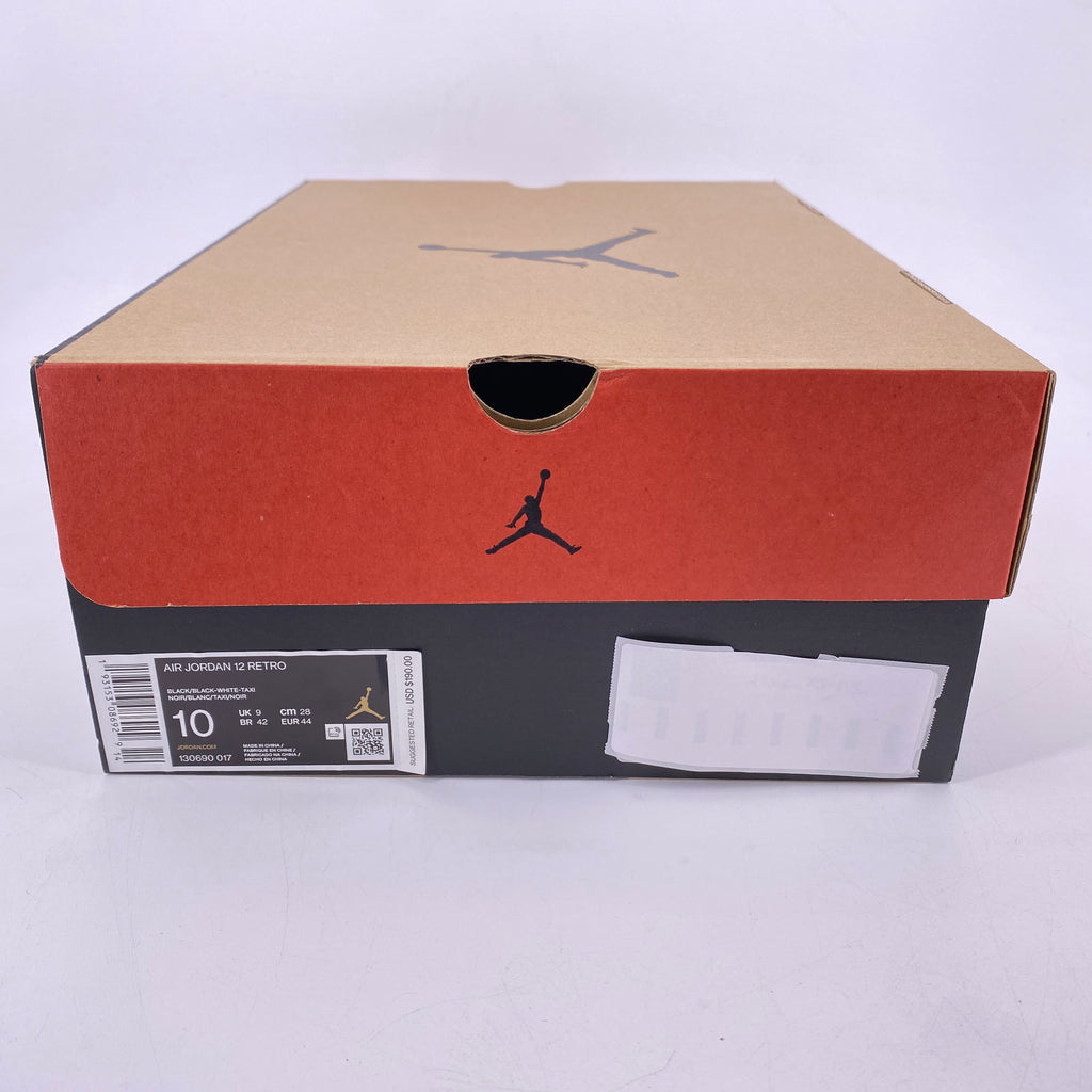 Air Jordan 12 Retro "Reverse Taxi" 2019 New Size 10