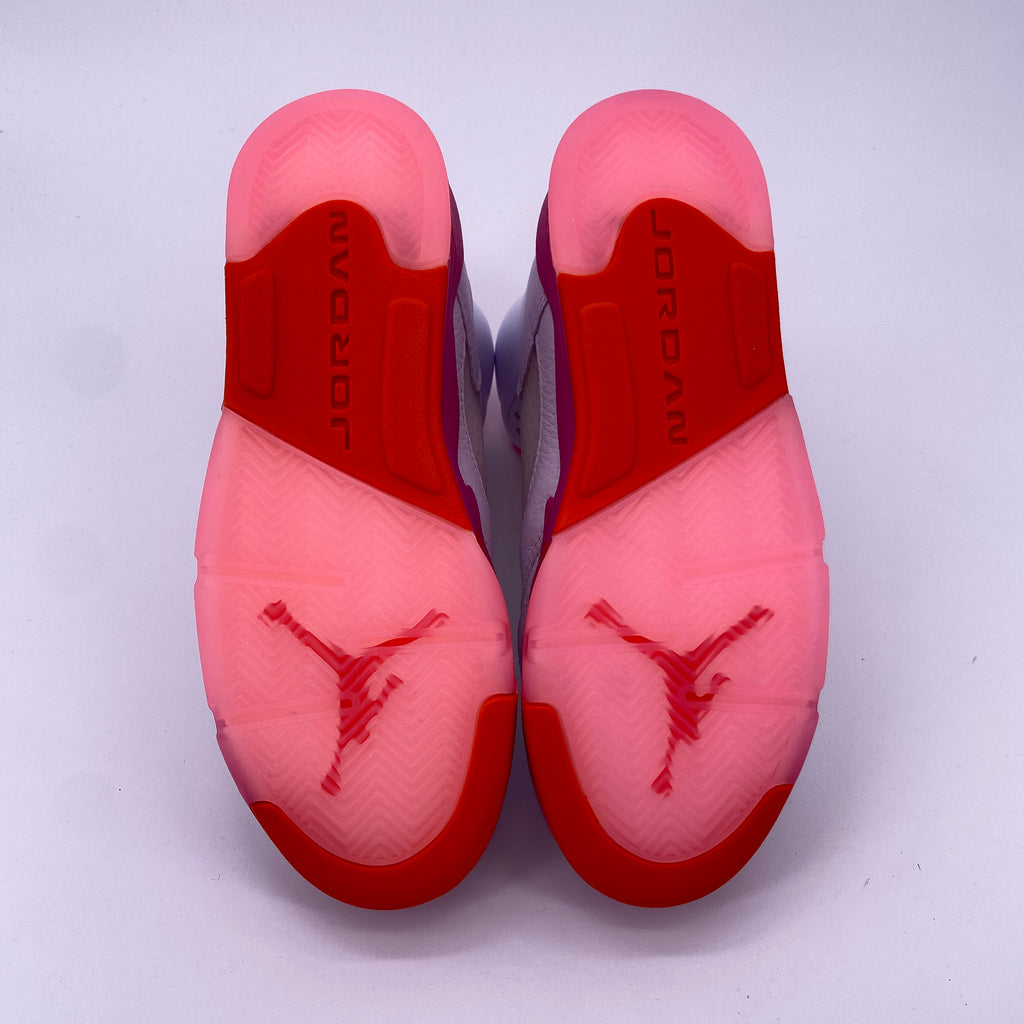 Air Jordan (GS) 5 Retro "Wnba Pinksicle Safety Orange" 2022 New Size 5Y