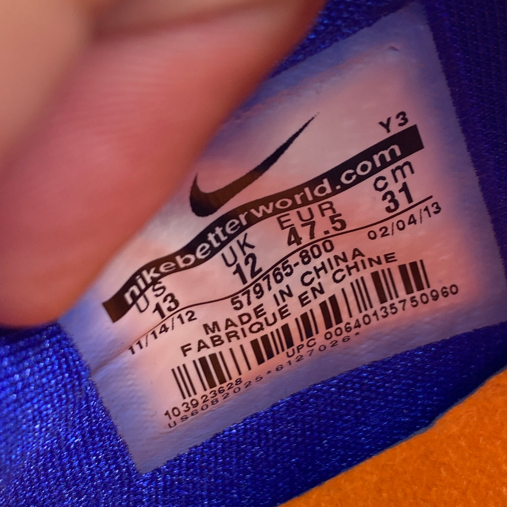 Nike Lebron 10 Low "Knicks" 2013 Used Size 13