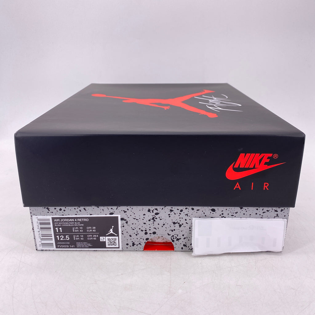 Air Jordan 4 Retro "Military Blue" 2024 New Size 11