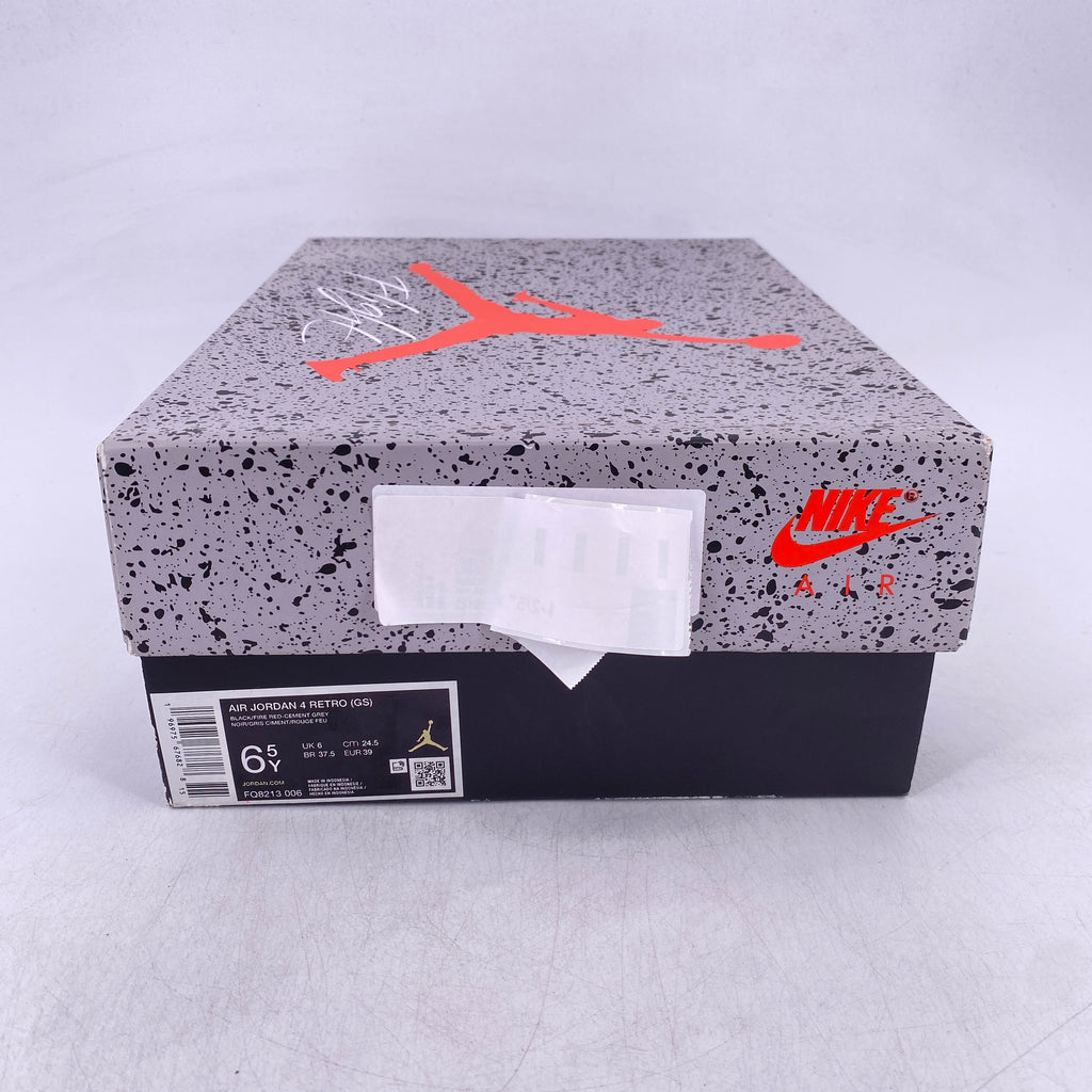 Air Jordan (GS) 4 Retro "Bred Reimagined" 2024 Used Size 6.5Y